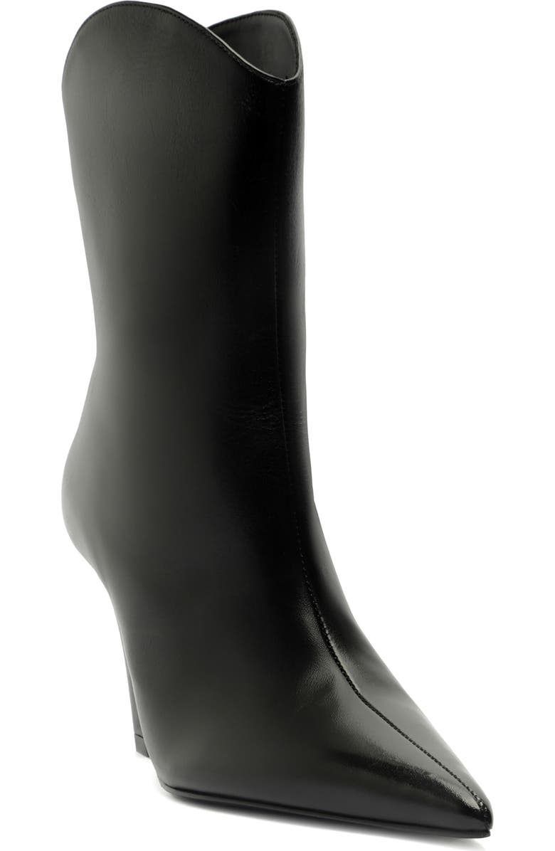 Schutz Maryann Curve Pointed Toe Bootie, Main, color,