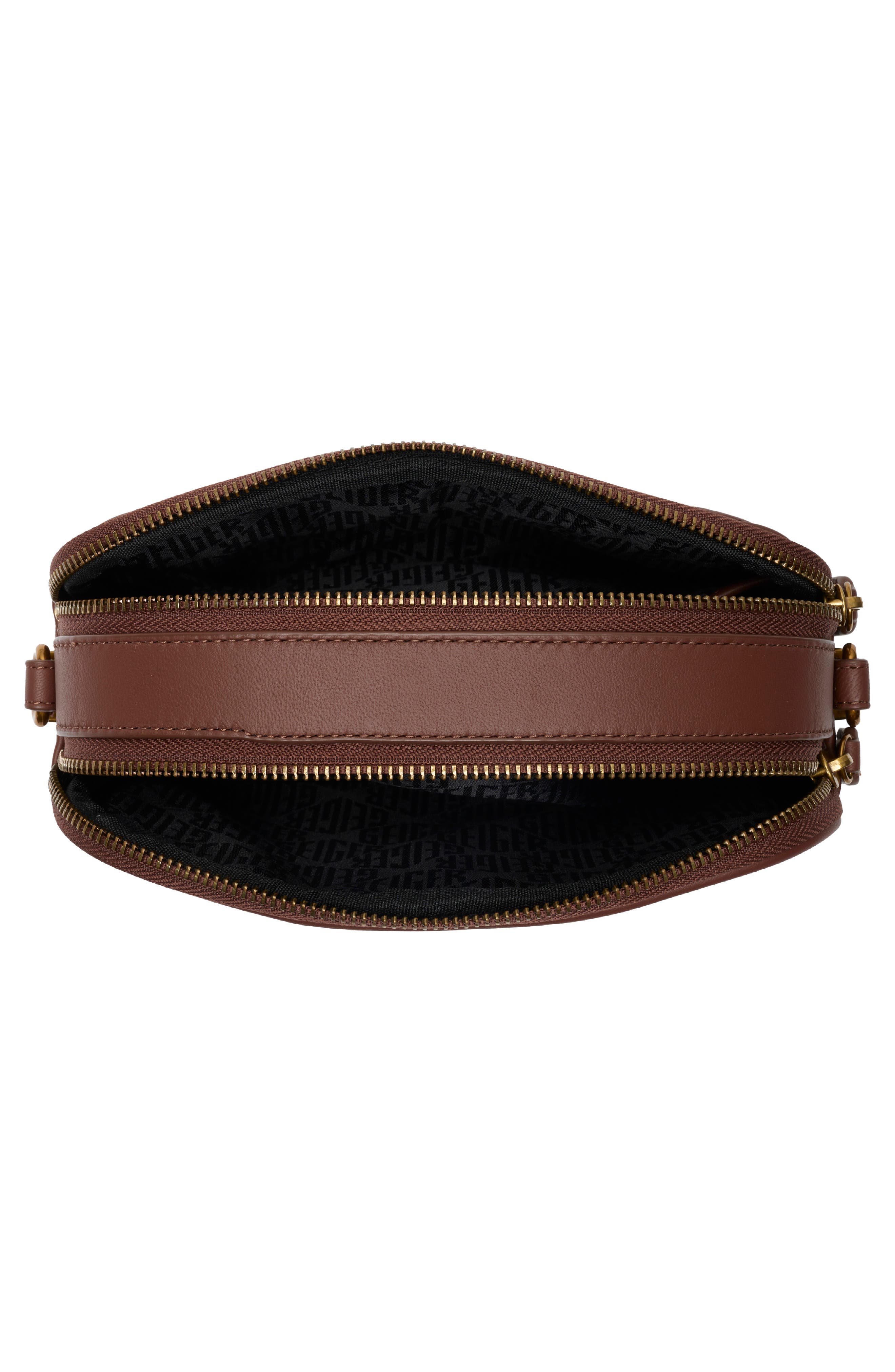 Brixton Leather Camera Bag, Alternate, color, WINE