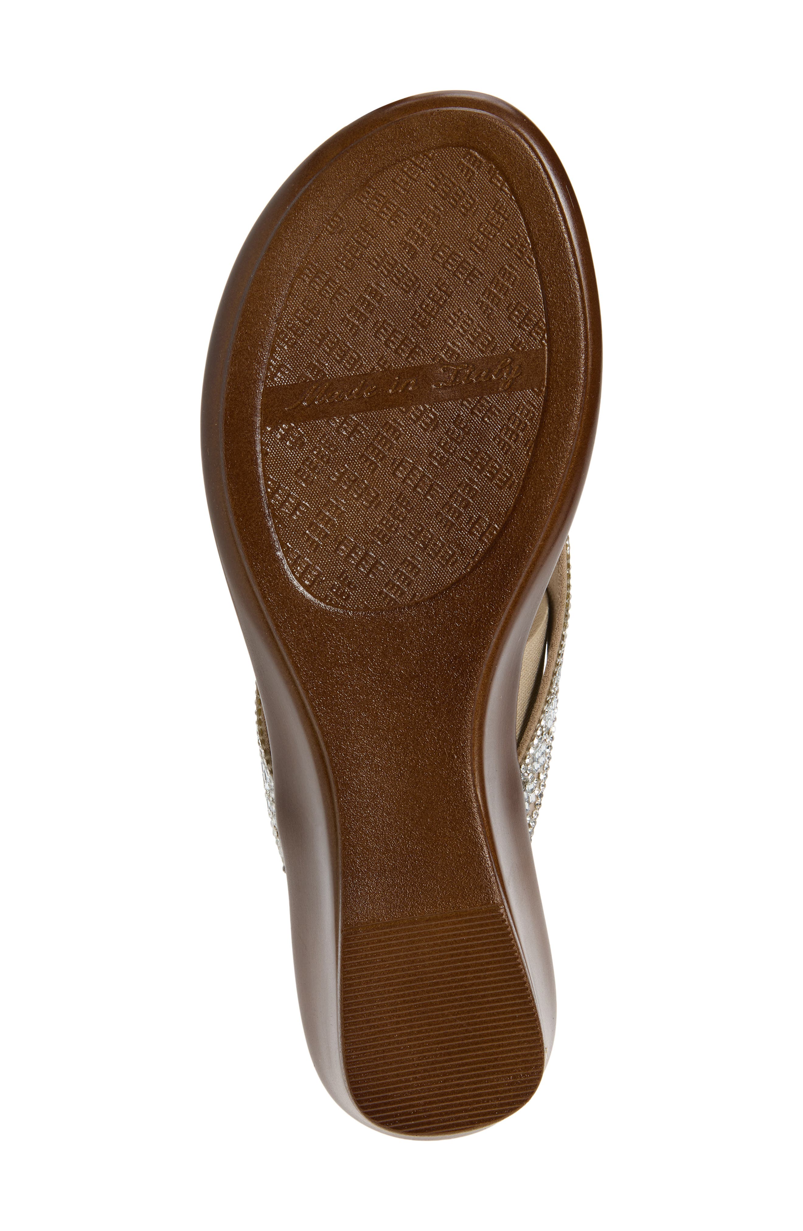 Calver Wedge Sandal, Alternate, color, TAUPE