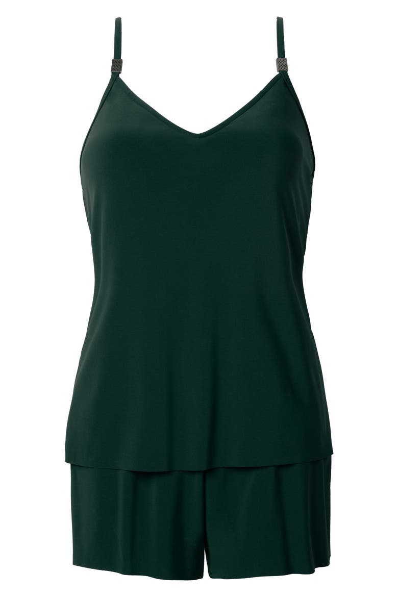 Mila One-Piece Romper Swimsuit, Alternate, color, ROSEMARY