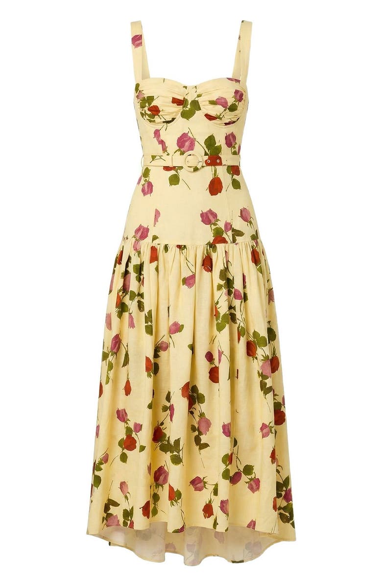 NICHOLAS Drenica Dress, Alternate, color, Fallen Roses