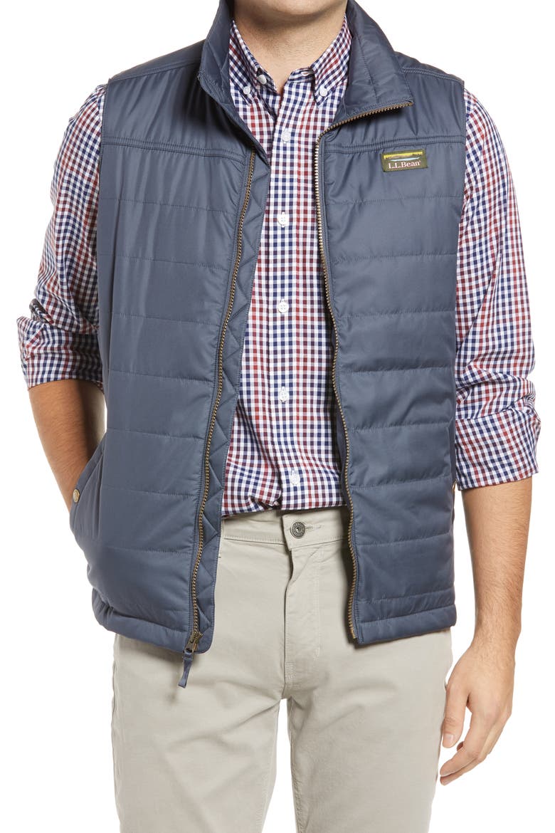 Men's Mountain Classic Weather Resistant Puffer Vest, Main, color, GUNMETAL GRAY