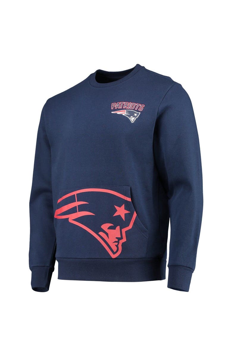 FOCO Men's FOCO Navy New England Patriots Pocket Pullover Sweater, Alternate, color, 
