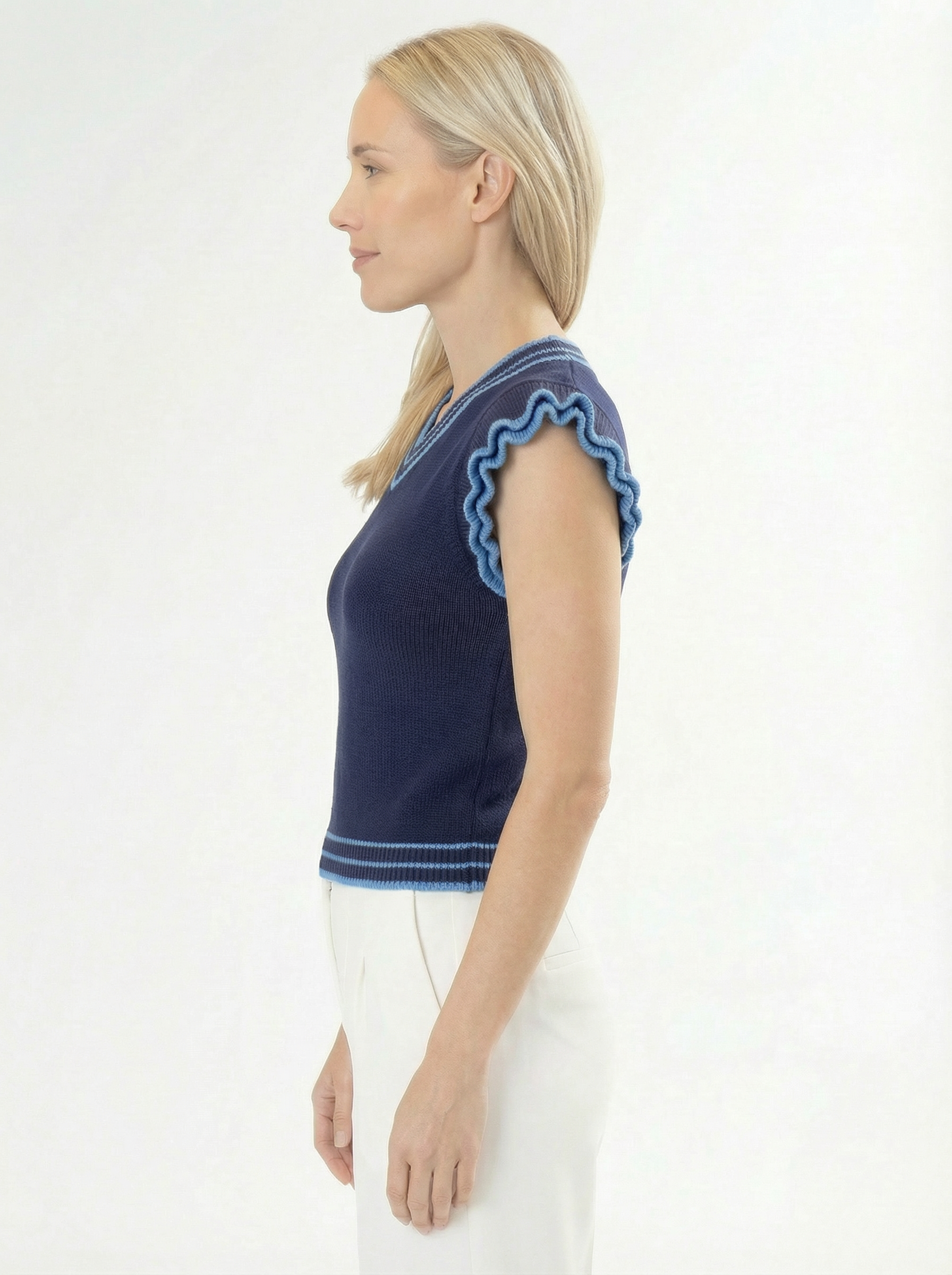 Trim Knit Top - image 2
