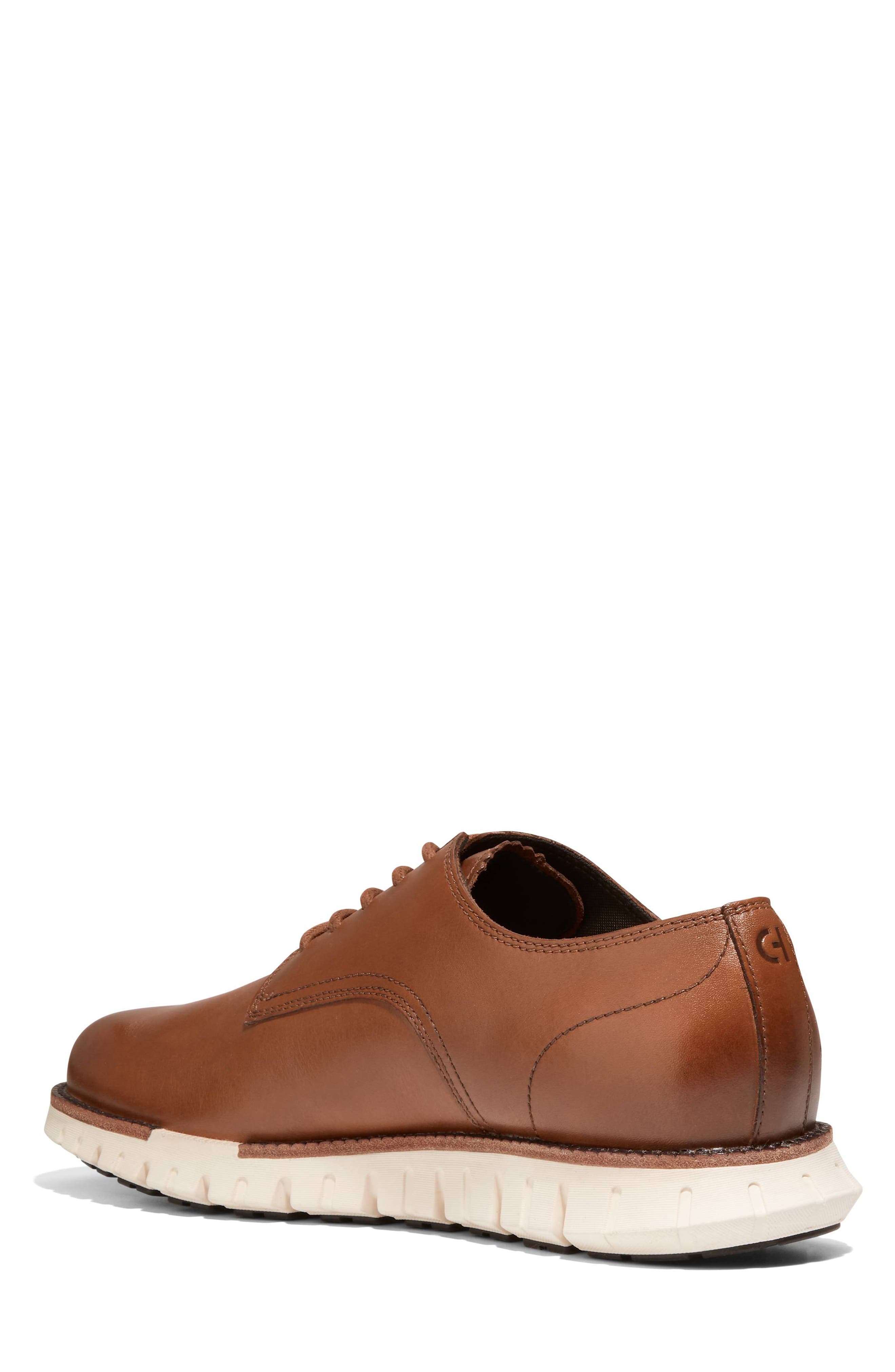 Cole Haan ZeroGrand Remastered Plain Toe Derby, Alternate, color, Ch British Tan/Ivory