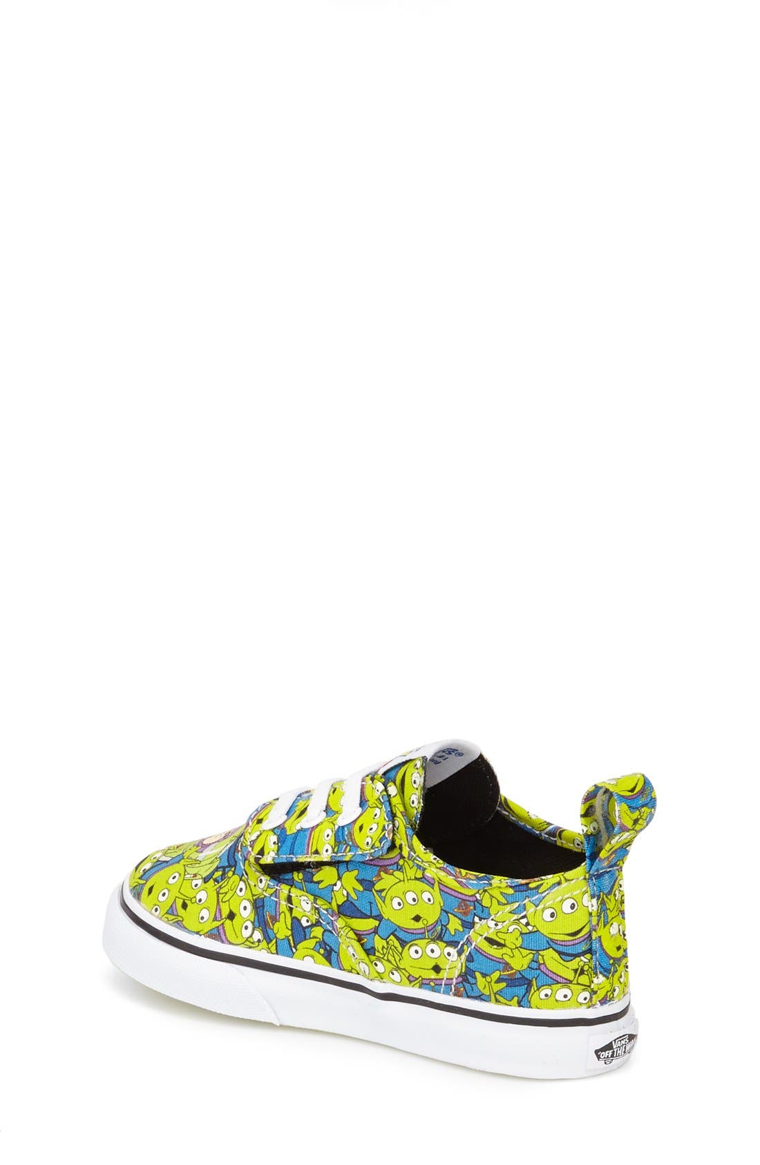 Vans x Disney Pixar<sup>®</sup> Toy Story<sup>™</sup> Aliens Authentic Lace-Up Sneaker, Alternate, color, 
