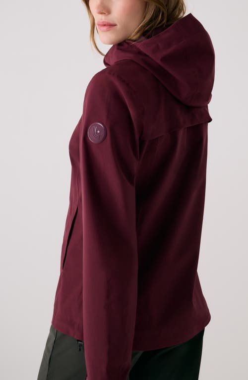 Lole Element 2 Windproof Rain Jacket In Burgundy