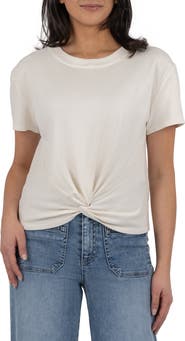 KUT from the Kloth Avi Twist Front T-Shirt