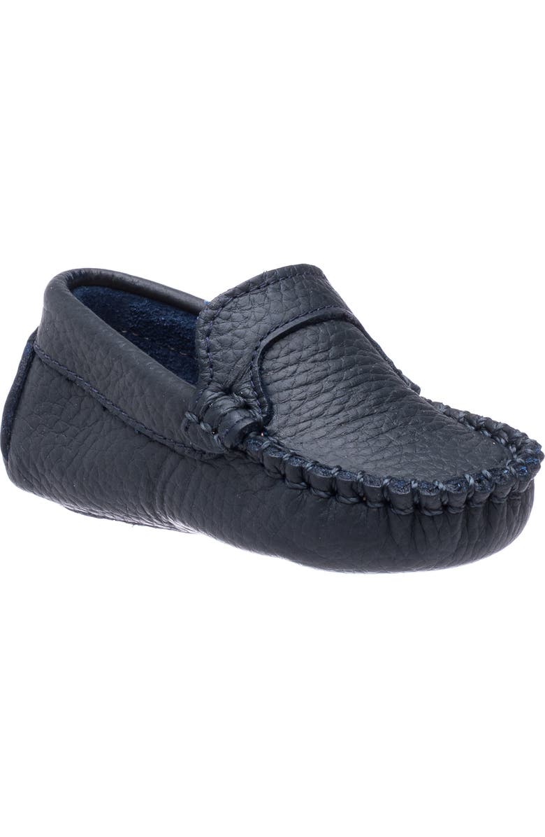 Elephantito Crib Shoe, Main, color, Navy
