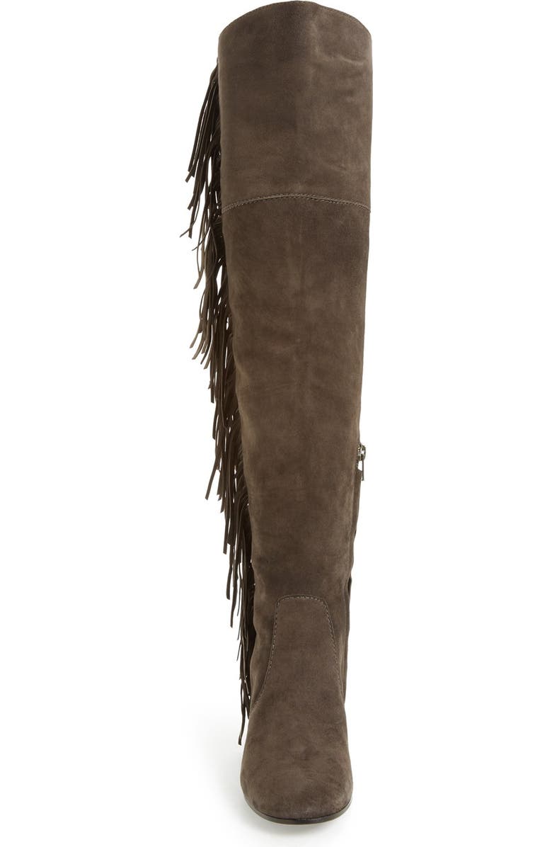 Frye 'Jodi' Fringe Over the Knee Boot, Alternate, color,