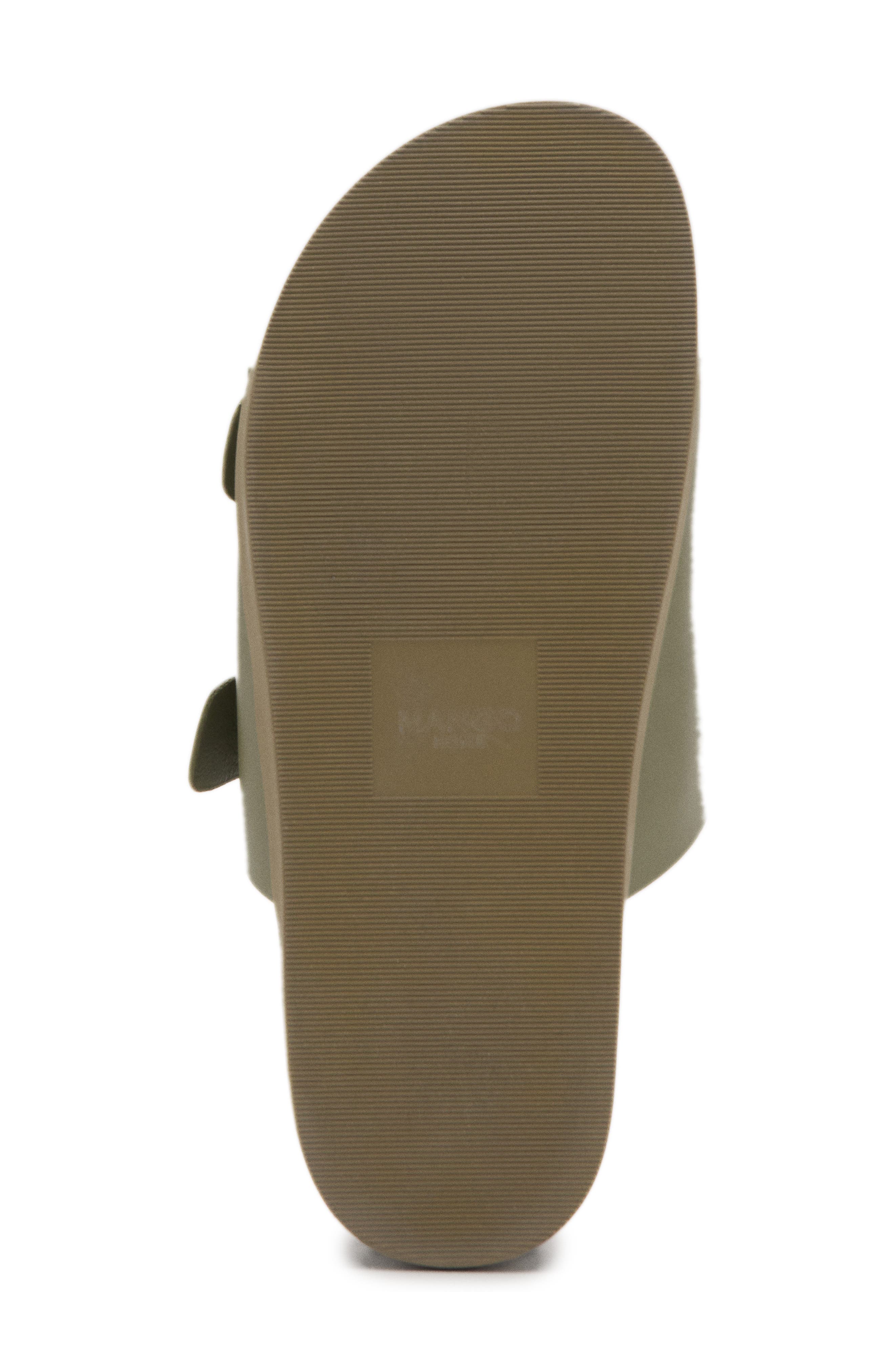 MANGO Double Buckle Sandal, Alternate, color, Khaki Green