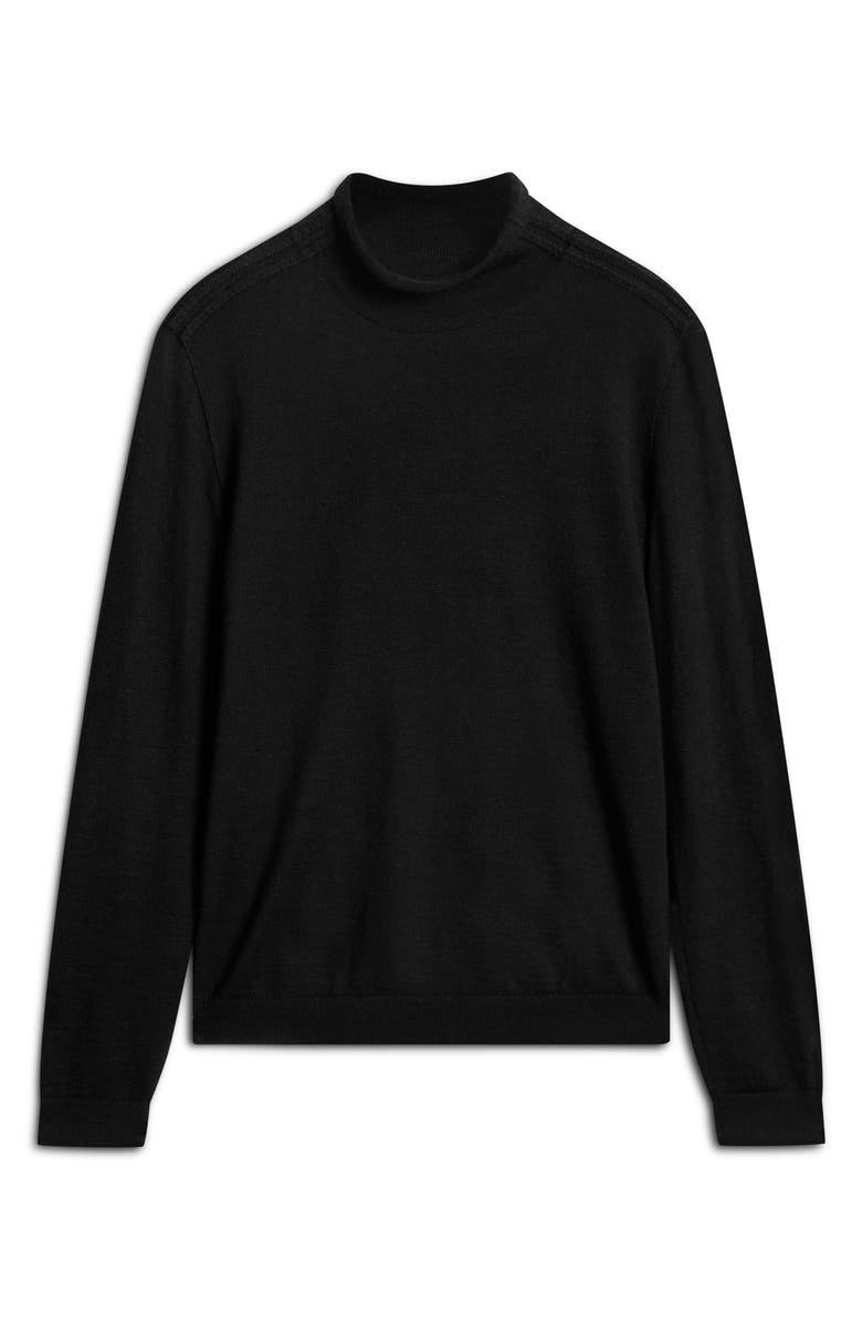 John Varvatos Alonte Alpaca & Silk Mock Neck Sweater, Alternate, color, 
