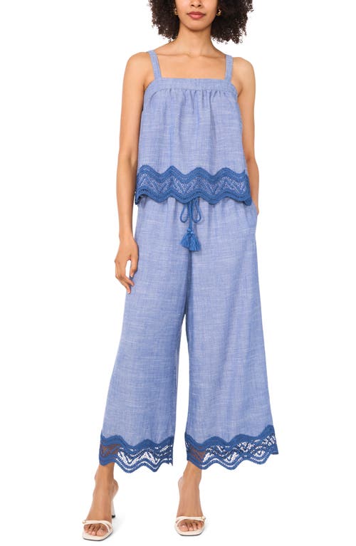 Parker The Daniela Wide Leg Crop Pants In Jean