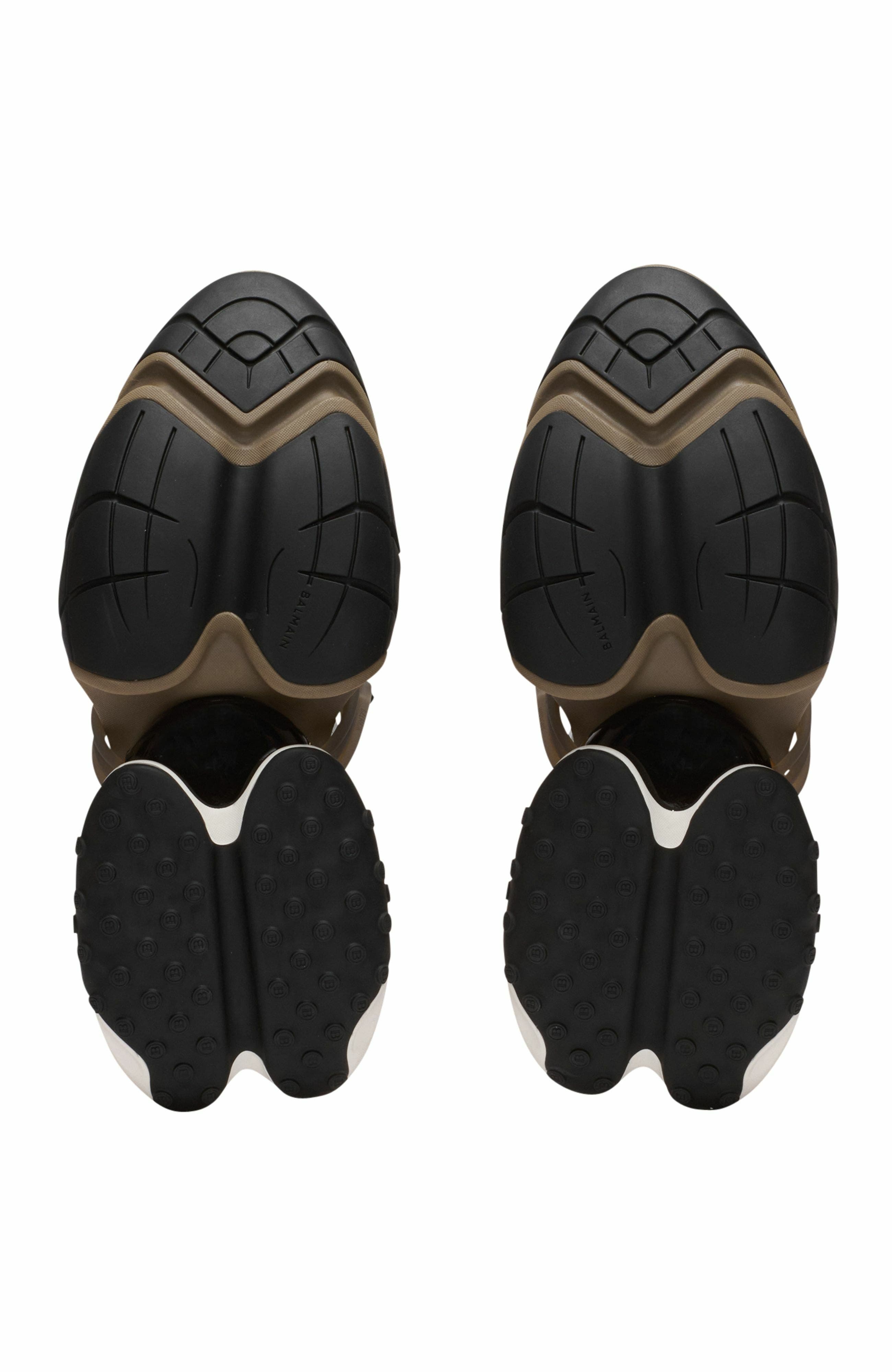 Balmain Unicorn Wave Trainers In Neoprene And Calfskin, Alternate, color, 