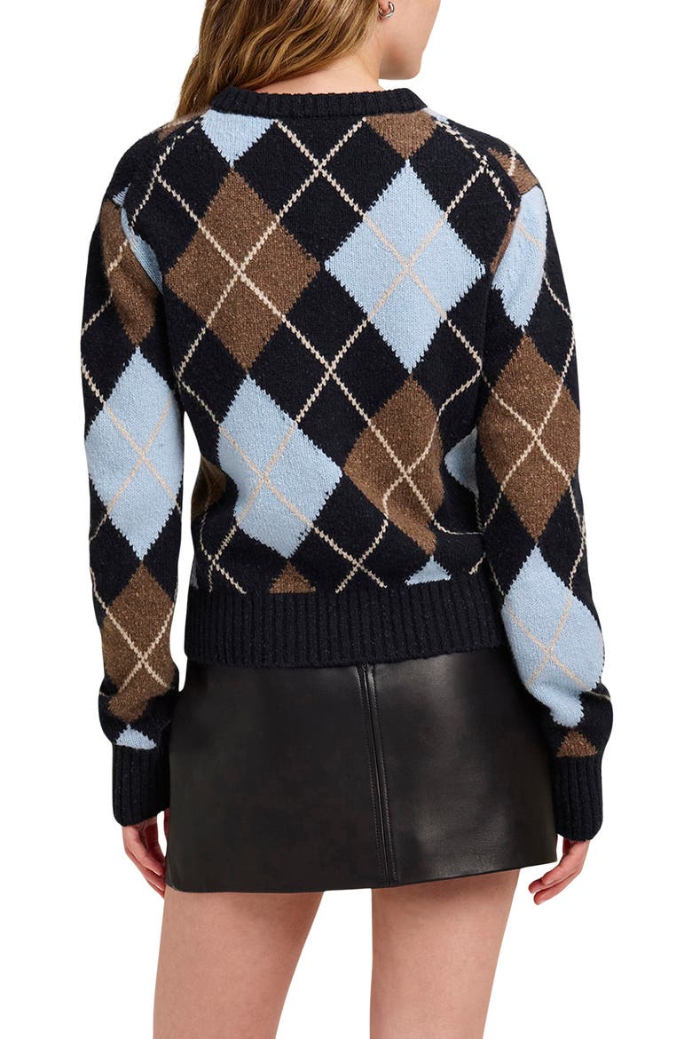 Skyler Wool & Cashmere Cardigan, Alternate, color, SKY BLUE COMBO