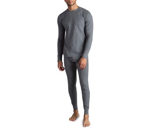Watson's Waffle Thermal Long John In Gray