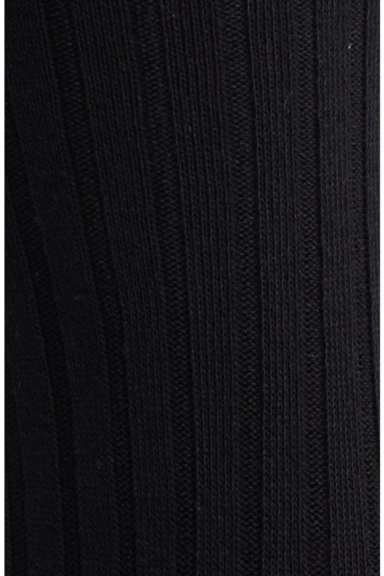 Kate Gem Crew Socks, Alternate, color, BLACK