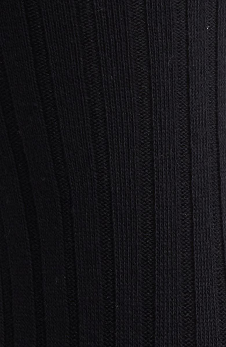 HIGH HEEL JUNGLE Kate Gem Crew Socks, Alternate, color, Black