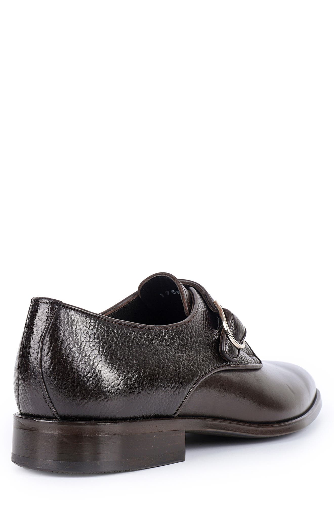 VELLAPAIS Ormy Buckle Loafer, Alternate, color, Dark Brown