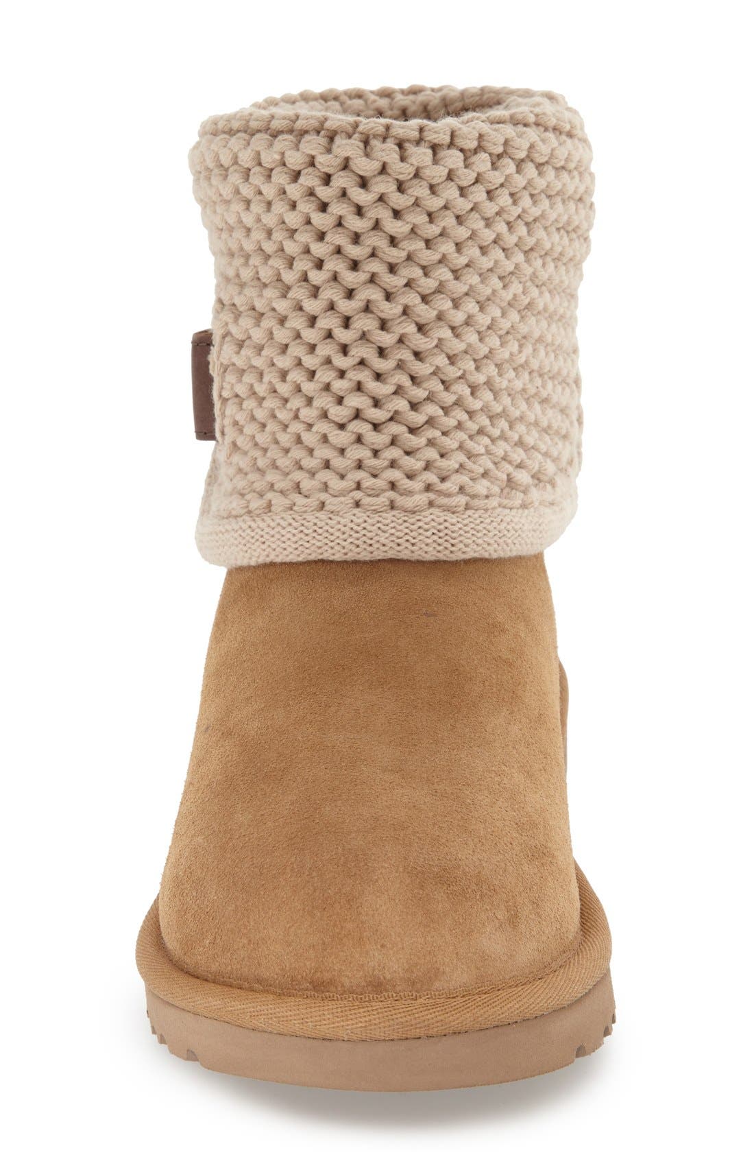 UGG<sup>®</sup> Shaina Knit Cuff Bootie, Alternate, color, 