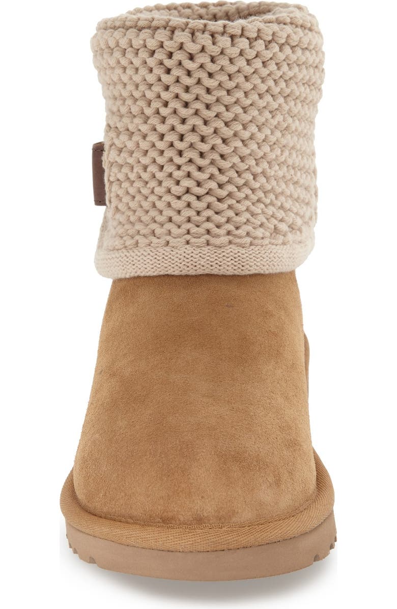 UGG<sup>®</sup> Shaina Knit Cuff Bootie, Alternate, color,
