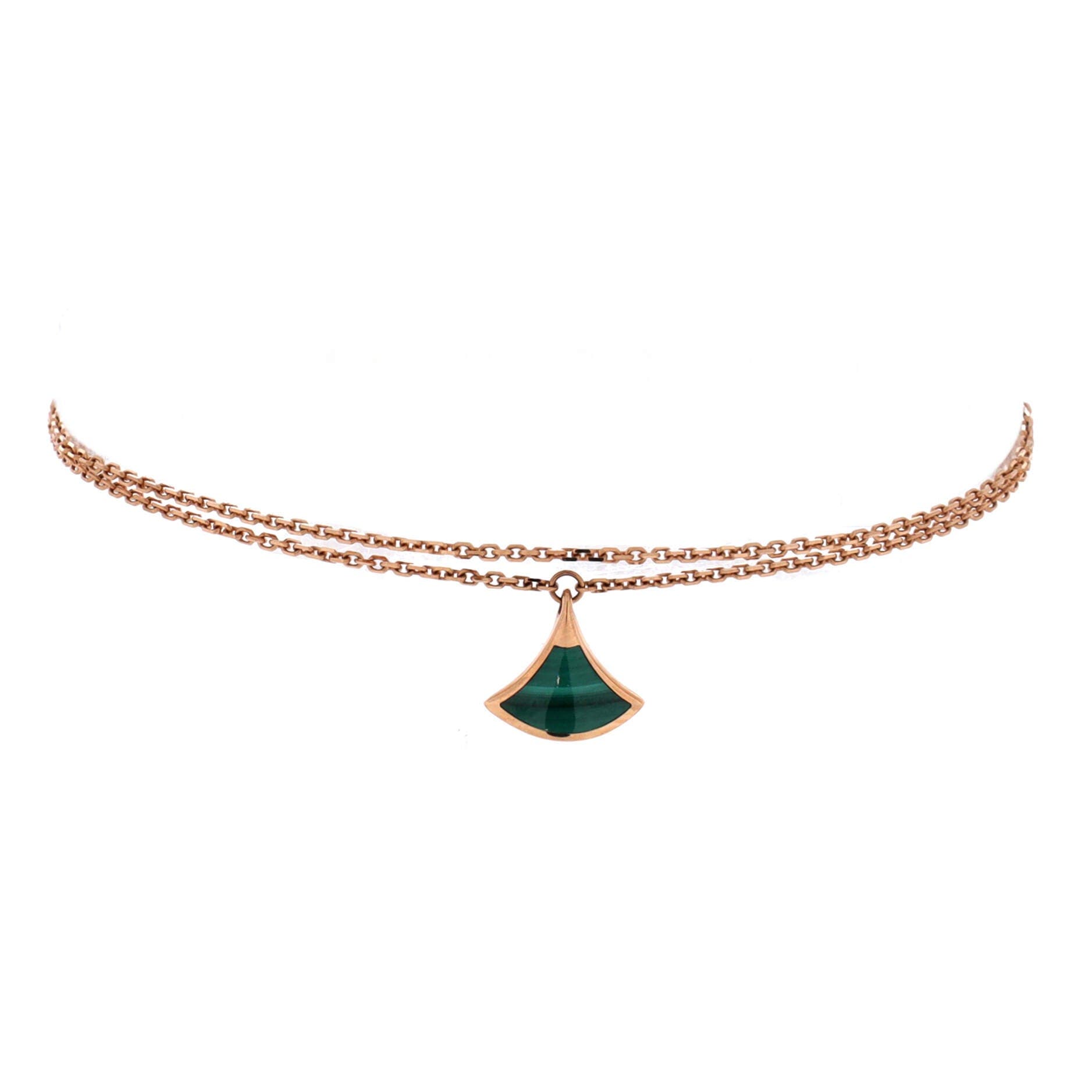 Divas' Dream Bracelet 18K Rose Gold with Malachite, Main, color, Metallic Gold
