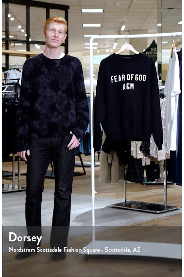 Fear of God Essentials A&M Logo Cotton Fleece Graphic Sweatshirt