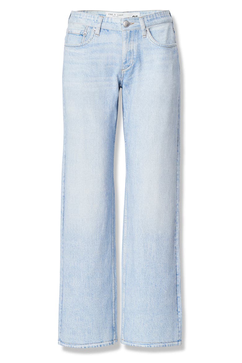 Cam Mid Rise Wide Leg Cotton Terry Sweatpant Jeans, Alternate, color, ARIA