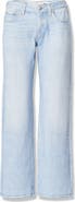 rag & bone rb Miramar Saige Mid Rise Wide Leg Cotton Terry Sweatpant Jeans
