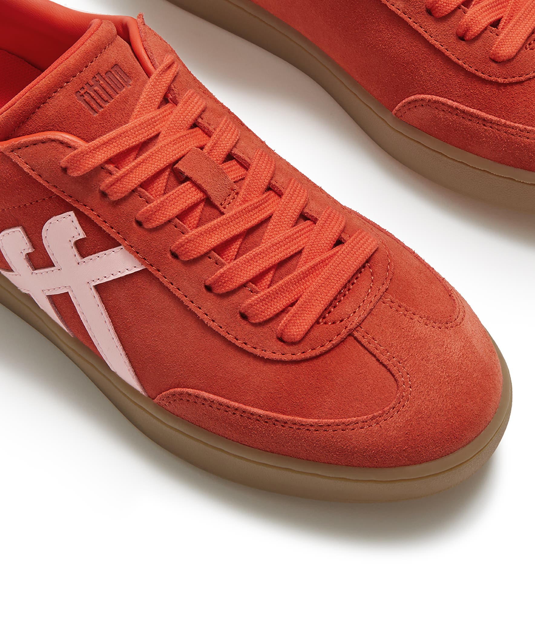 The Dash T-Toe Suede Sneakers, Alternate, color, Cherry Tomato/Warm Pink