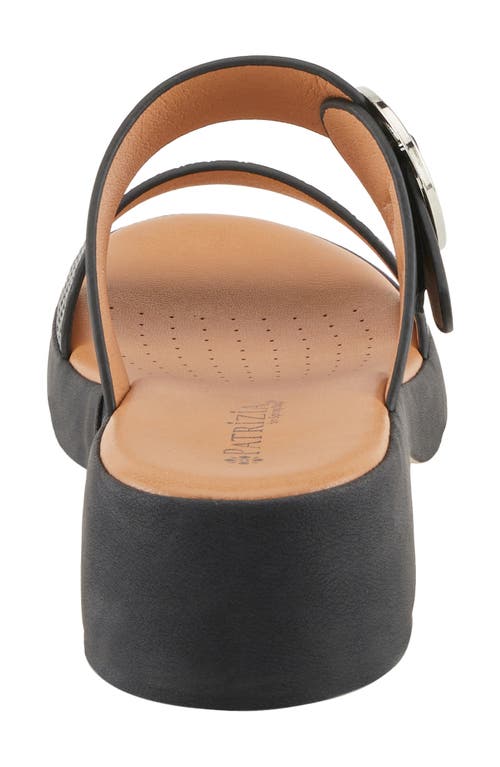 Patrizia By Spring Step Fenna Slide Sandal In Black