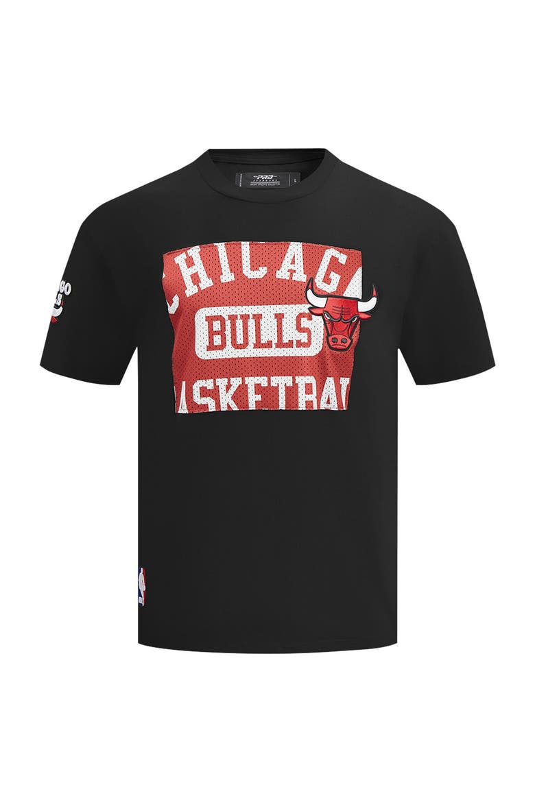 Men's Pro Standard Black Chicago Bulls Made To Play Drop Shoulder T-Shirt, Alternate, color, Black