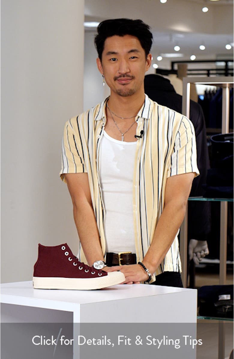 Chuck Taylor All Star Durable Canvas High Top Sneaker, sales video thumbnail