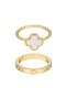 selected Gold/ White