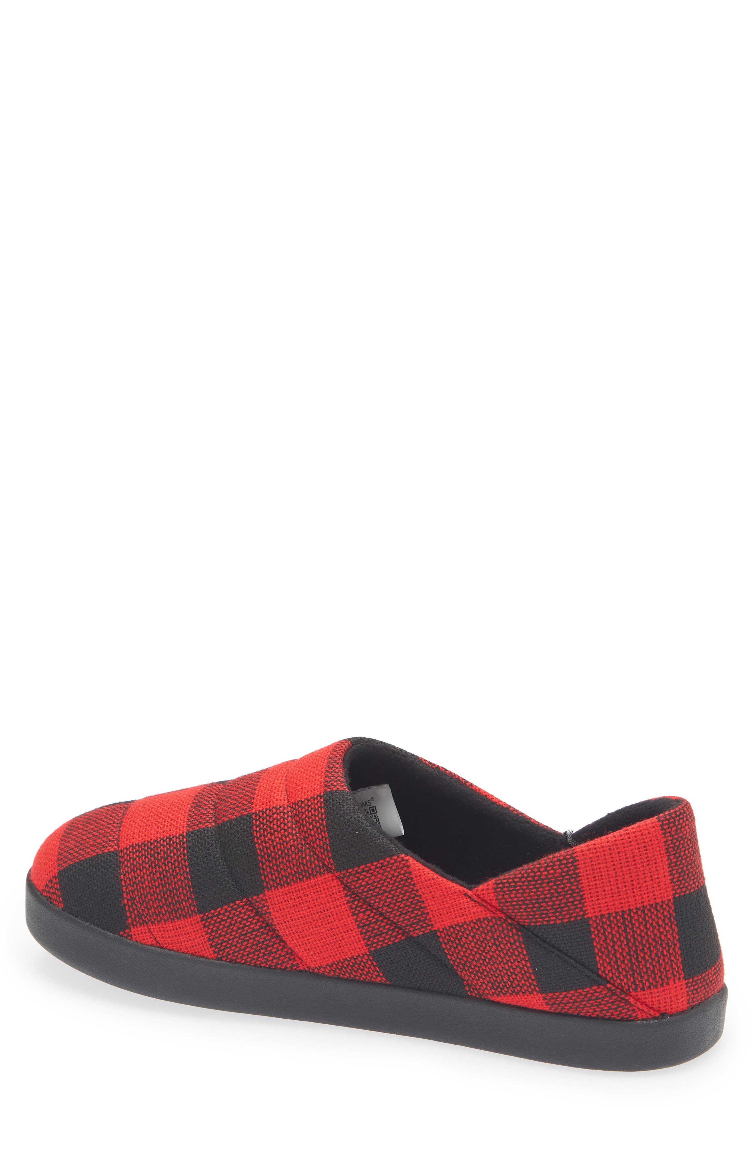 TOMS Ezra Buffalo Plaid Slipper, Alternate, color, 