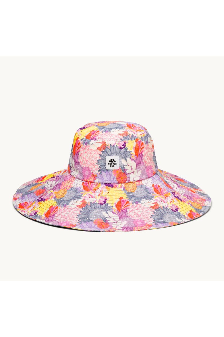 Marysol Packable Sun Hat, Main, color, Flower Goddess