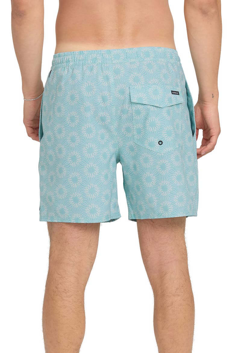Ocean Mayhem Volley Swim Trunks, Alternate, color, AQUA