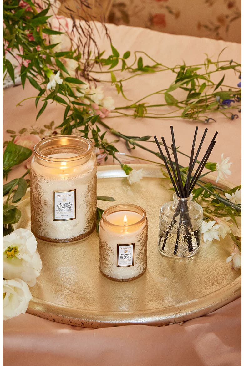 Jasmine Midnight Blooms Large Jar Candle, Alternate, color, JASMINE MIDNIGHT BLOOMS