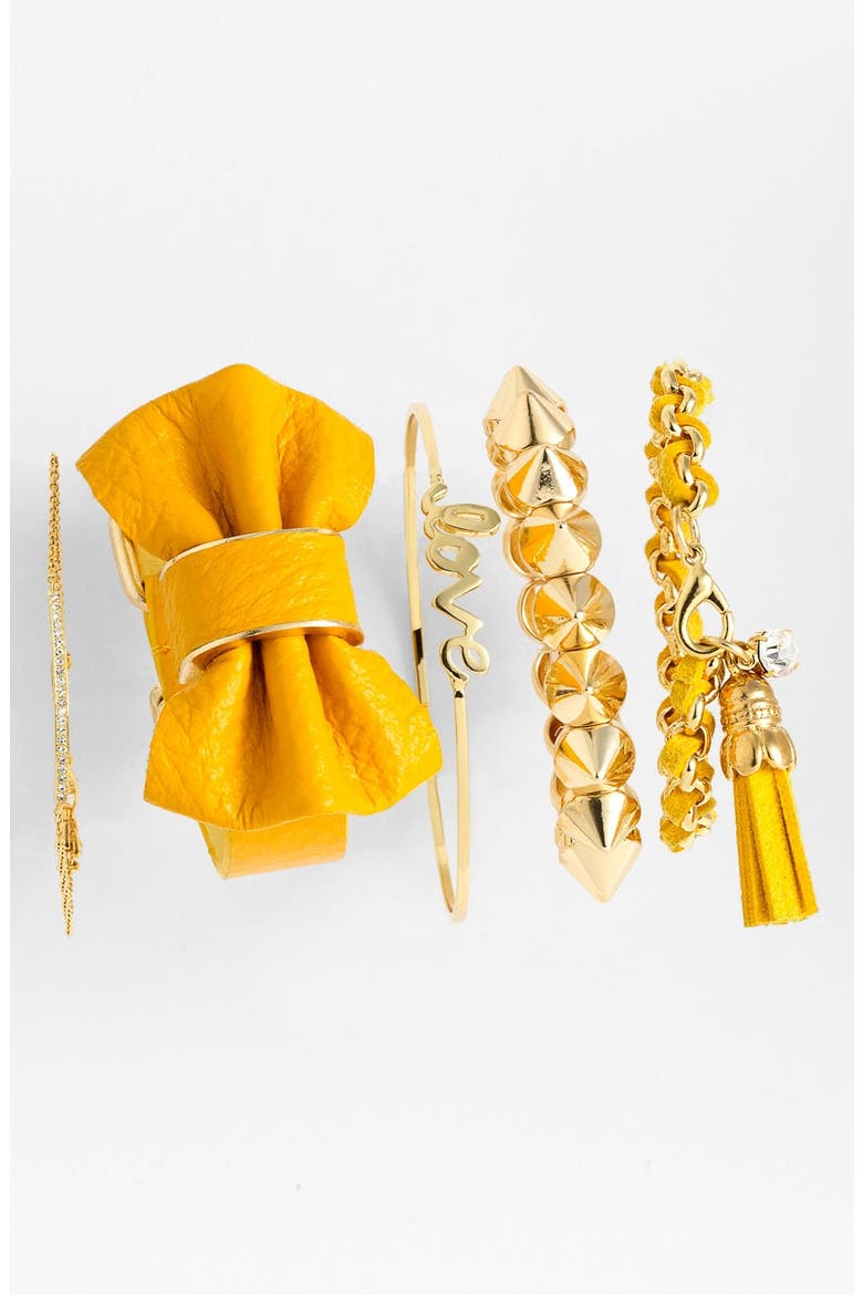 Link Bracelet, Alternate, color, YELLOW/ GOLD