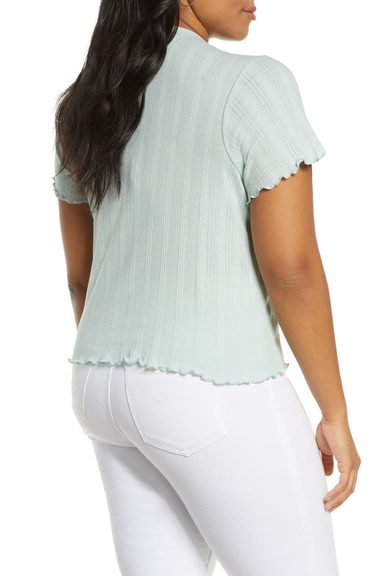 Lettuce Edge T-Shirt, Alternate, color, GREEN PALE JADE