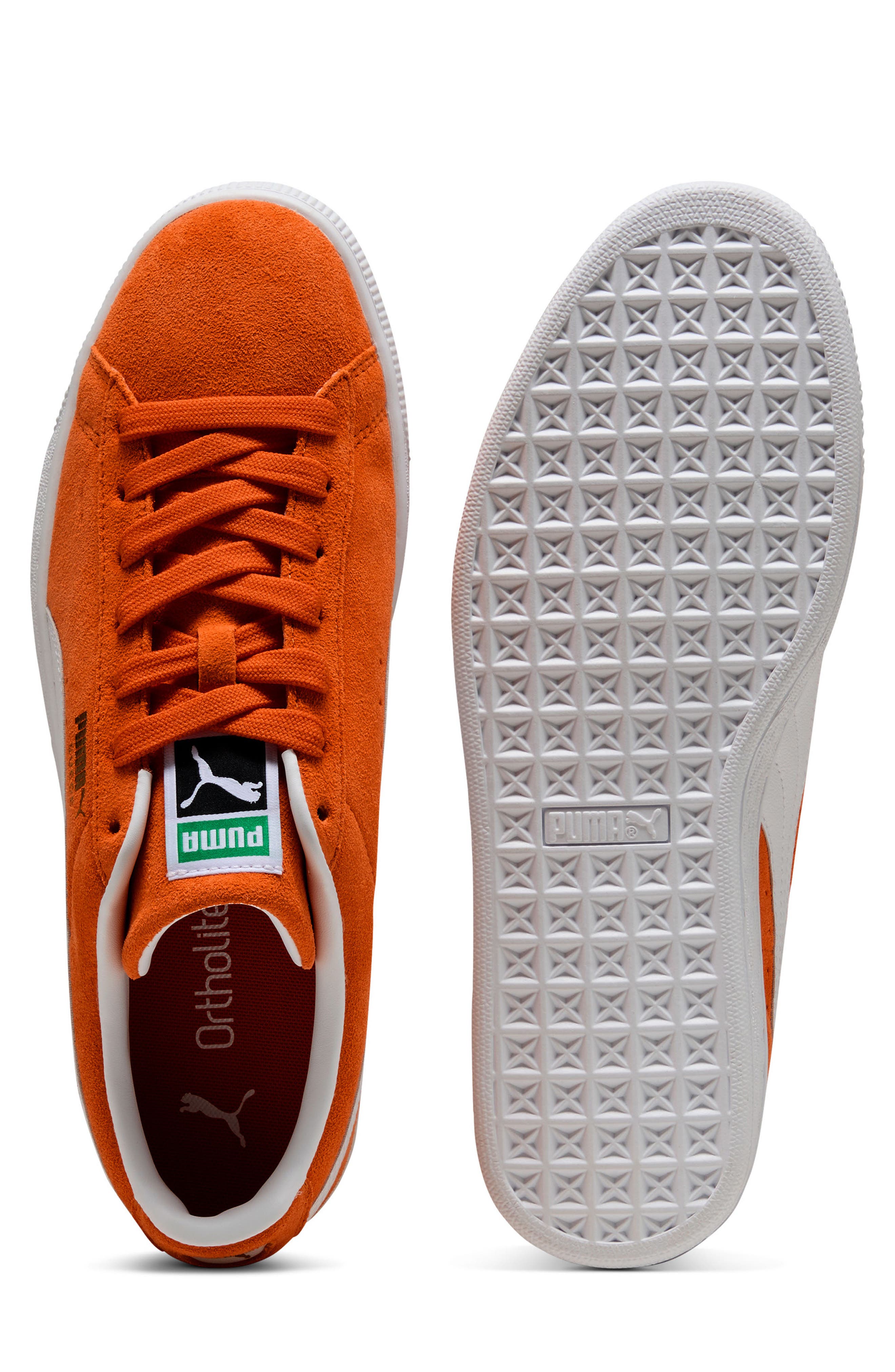 PUMA Suede Classic Sneaker, Alternate, color, Cayenne Pepper/ Puma White