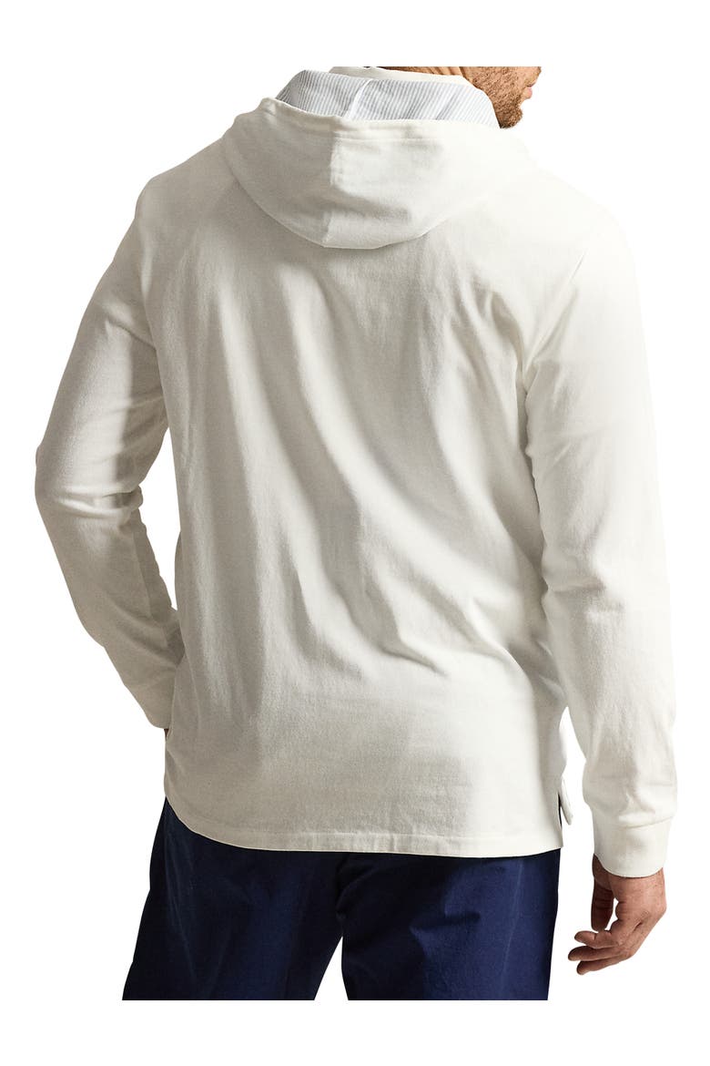 Big & Tall Hooded Newport Bear T-Shirt, Alternate, color, NEWPORT BEAR WHITE