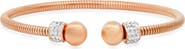 STEELTIME HMY JEWELRY Crystal Cuff Bracelet