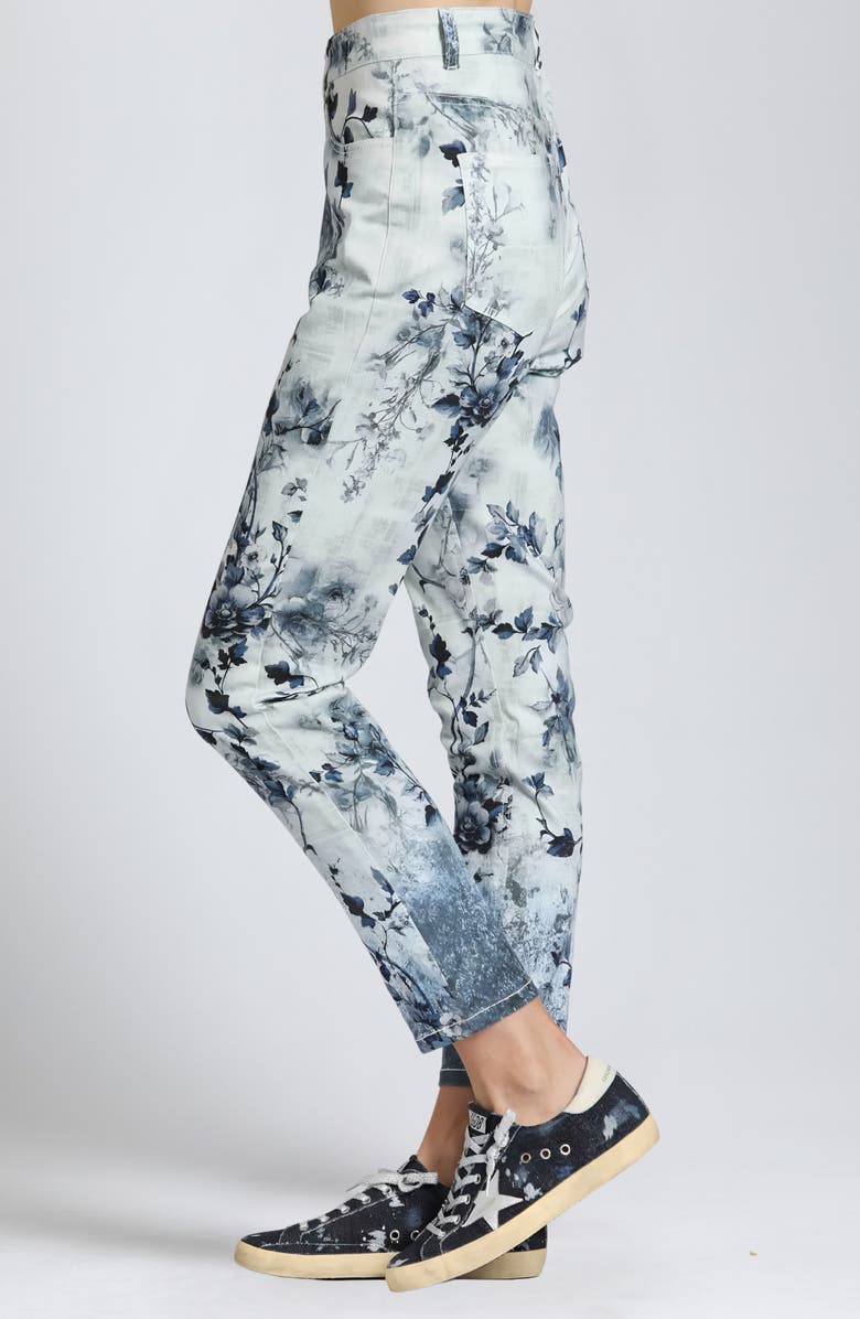 APNY Floral Print Skinny Jeans, Alternate, color,