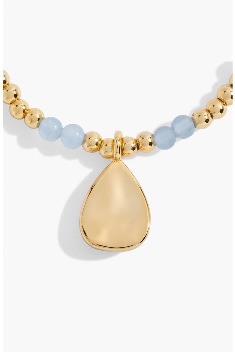 Birthstone A Little Bracelet in Gold-Tone Plating, Alternate, color, March