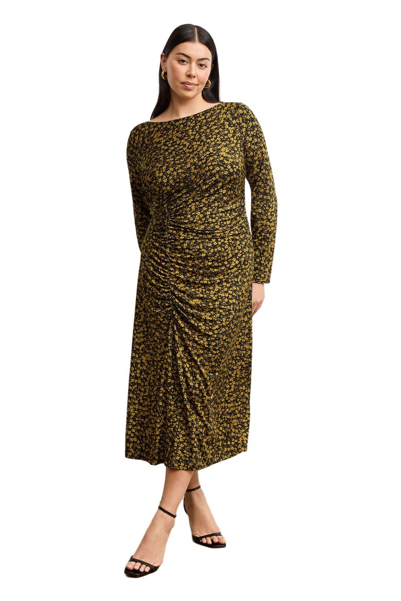 Rani Slinky Dress, Alternate, color, Multi