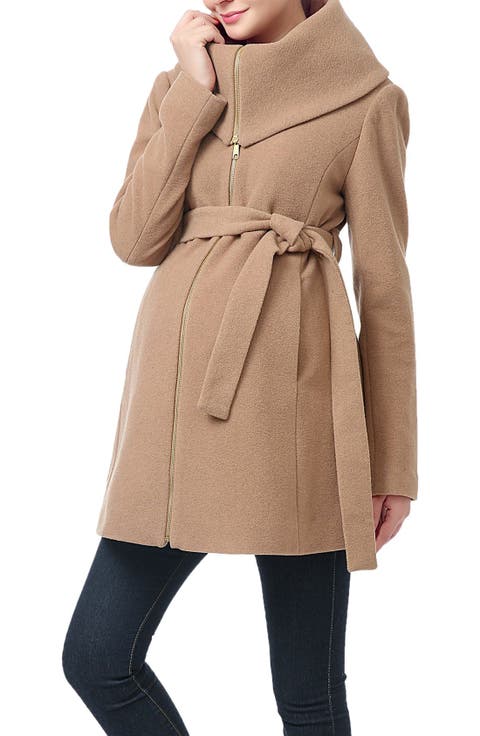 Mia Maternity Wool Coat