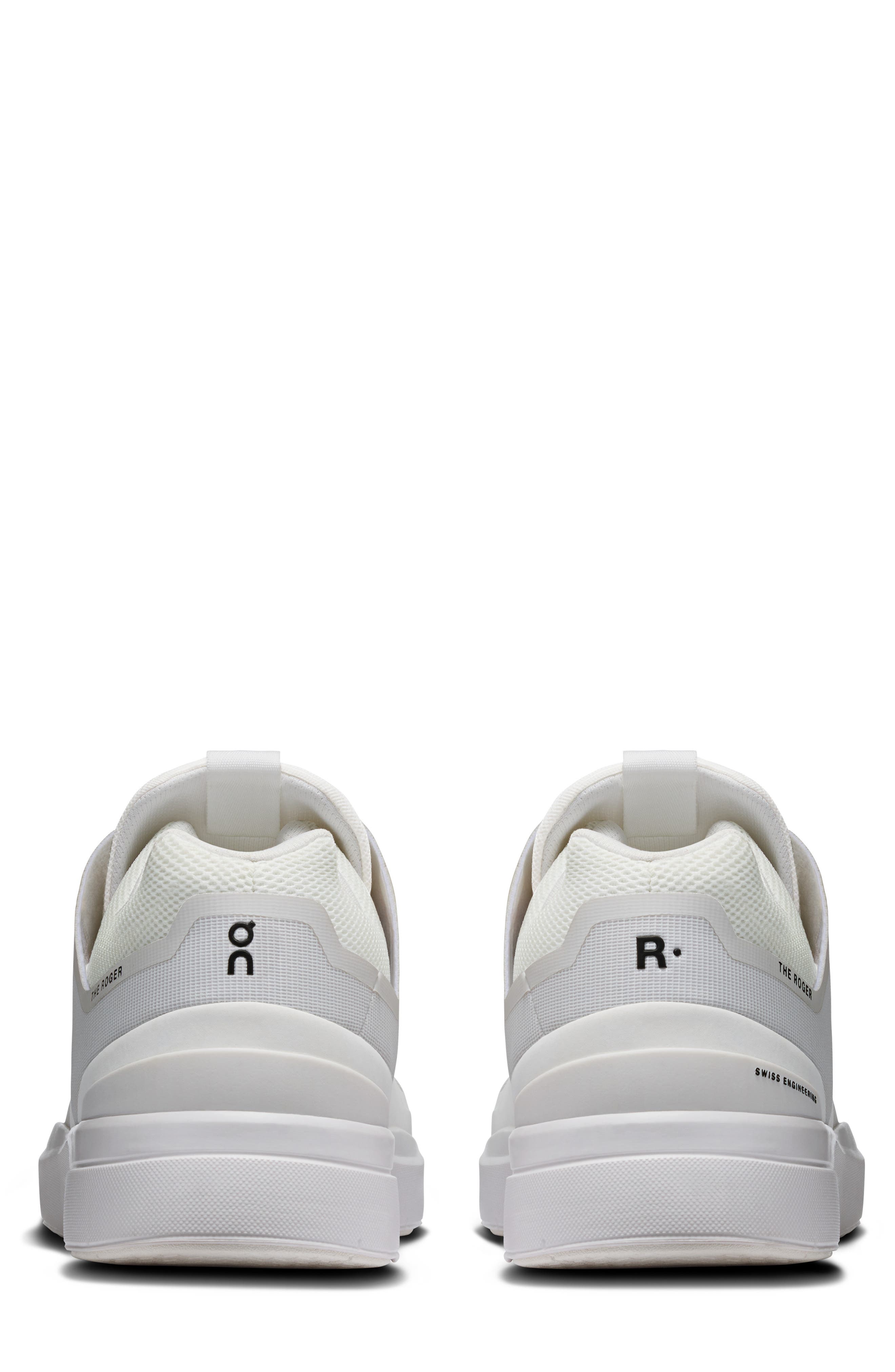 On The ROGER Spin Tennis Sneaker, Alternate, color, White/ Black