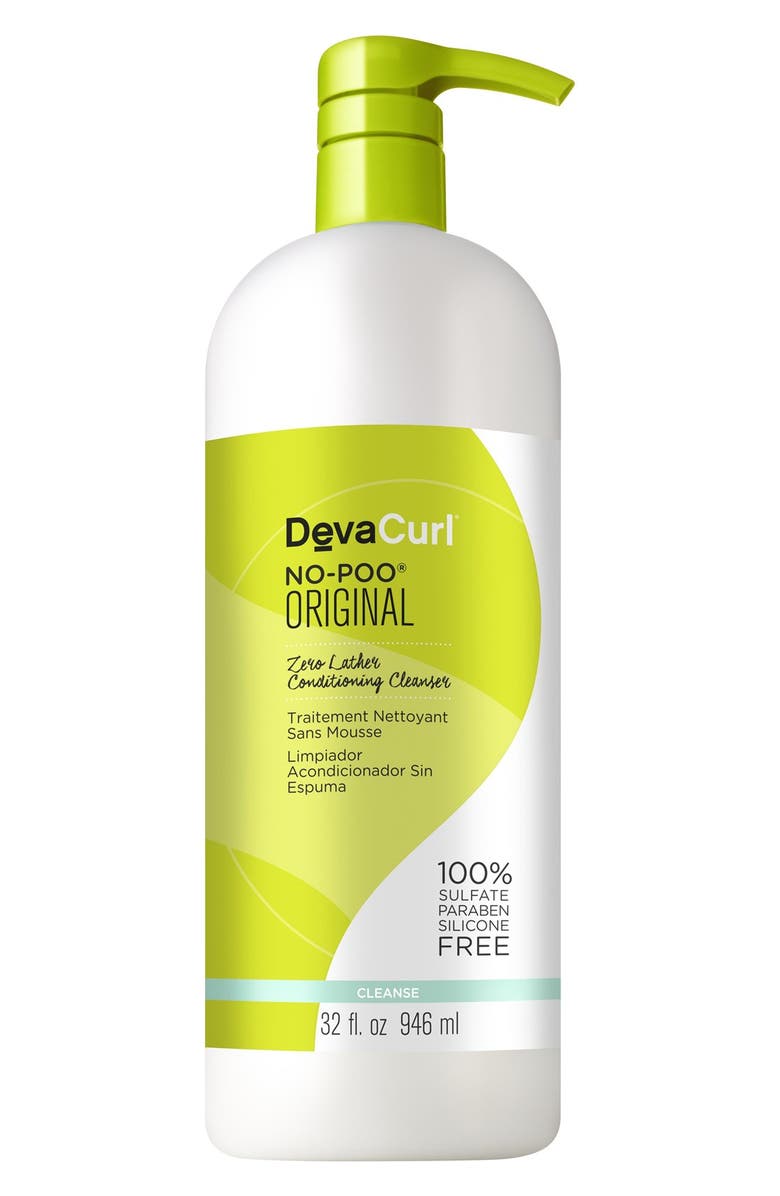 DevaCurl No-Poo<sup>®</sup> Original Zero Lather Conditioning Cleanser, Main, color, 