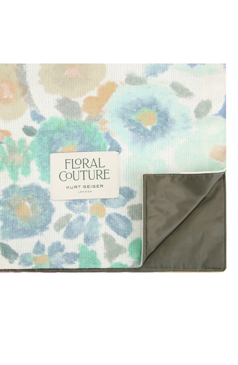 Kurt Geiger London Floral Couture Picnic Blanket, Alternate, color, Pink Multi